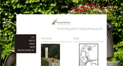 Desktop Screenshot of heartwoodlandscaping.co.uk