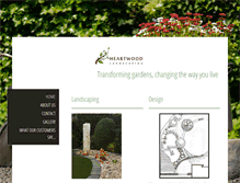 Tablet Screenshot of heartwoodlandscaping.co.uk